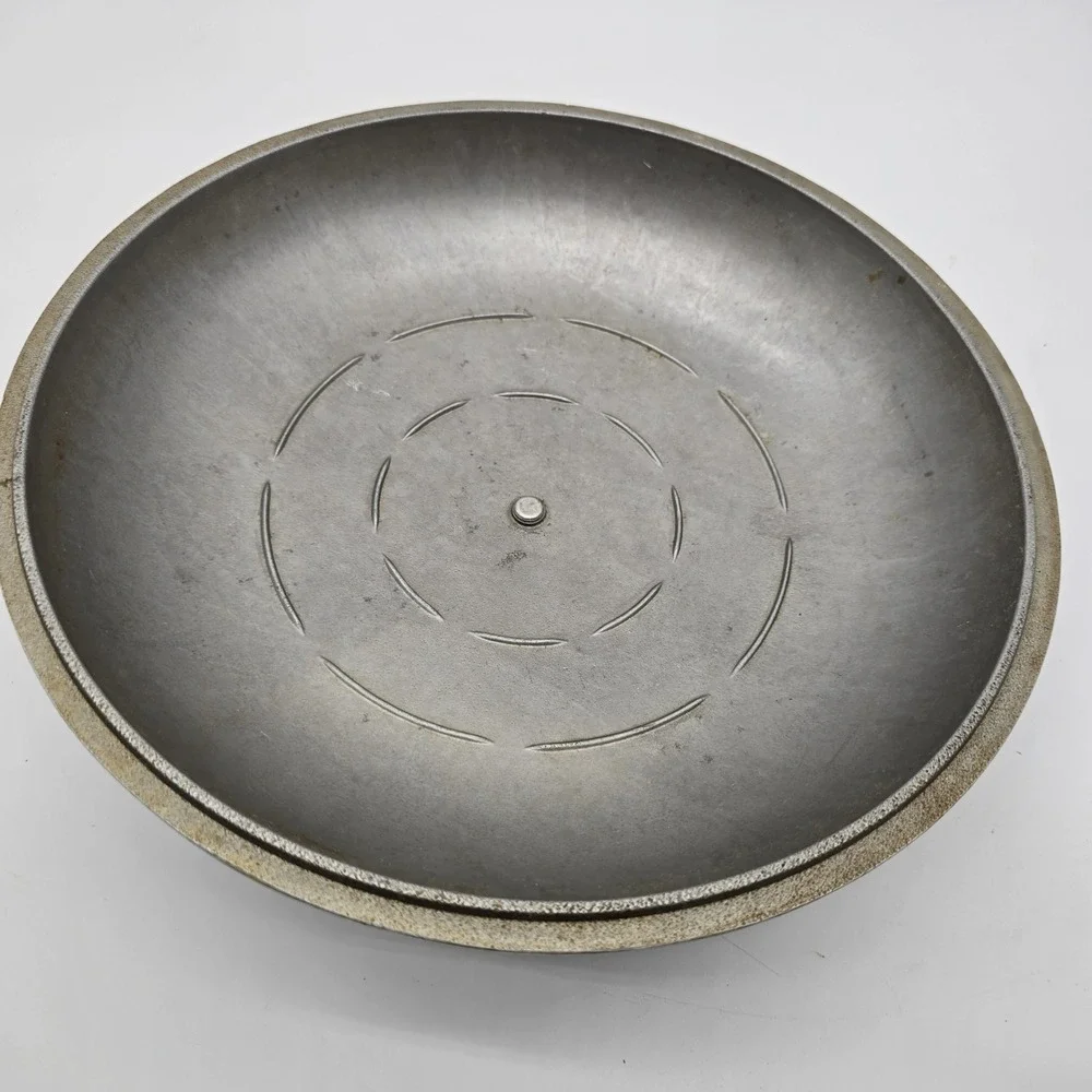 Vintage Brown Club Aluminum‎ Large Stock Pot 12
